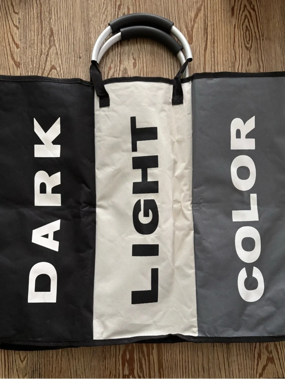 Laundry Bag Color - Black, White, Gray NWOT 4 gallons - Picture 1 of 4